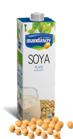 مانداسوی سویا شیر ساده
