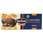 بیسکویت جو دوسر با روکش شکلات تلخ کامور