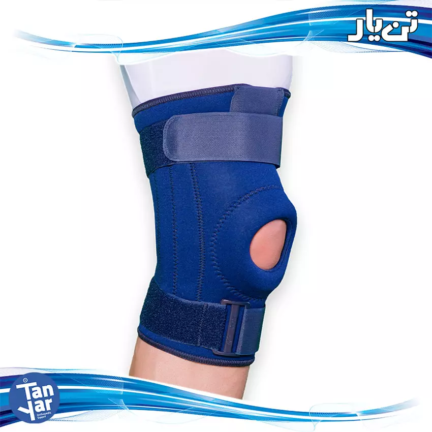 زانو-بند-چهار-فنره-نئوپرن زانوبند چهار فنره الاستیک تن یار - Image 1