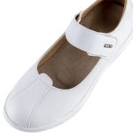 4011 پاتکان کد 350 کفش طبی زنانه سفید چرم صنعتی - Image 2