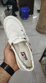 4033 معراج طب کفش تابستانی پنجه پهن رنگ سفید - Image 4